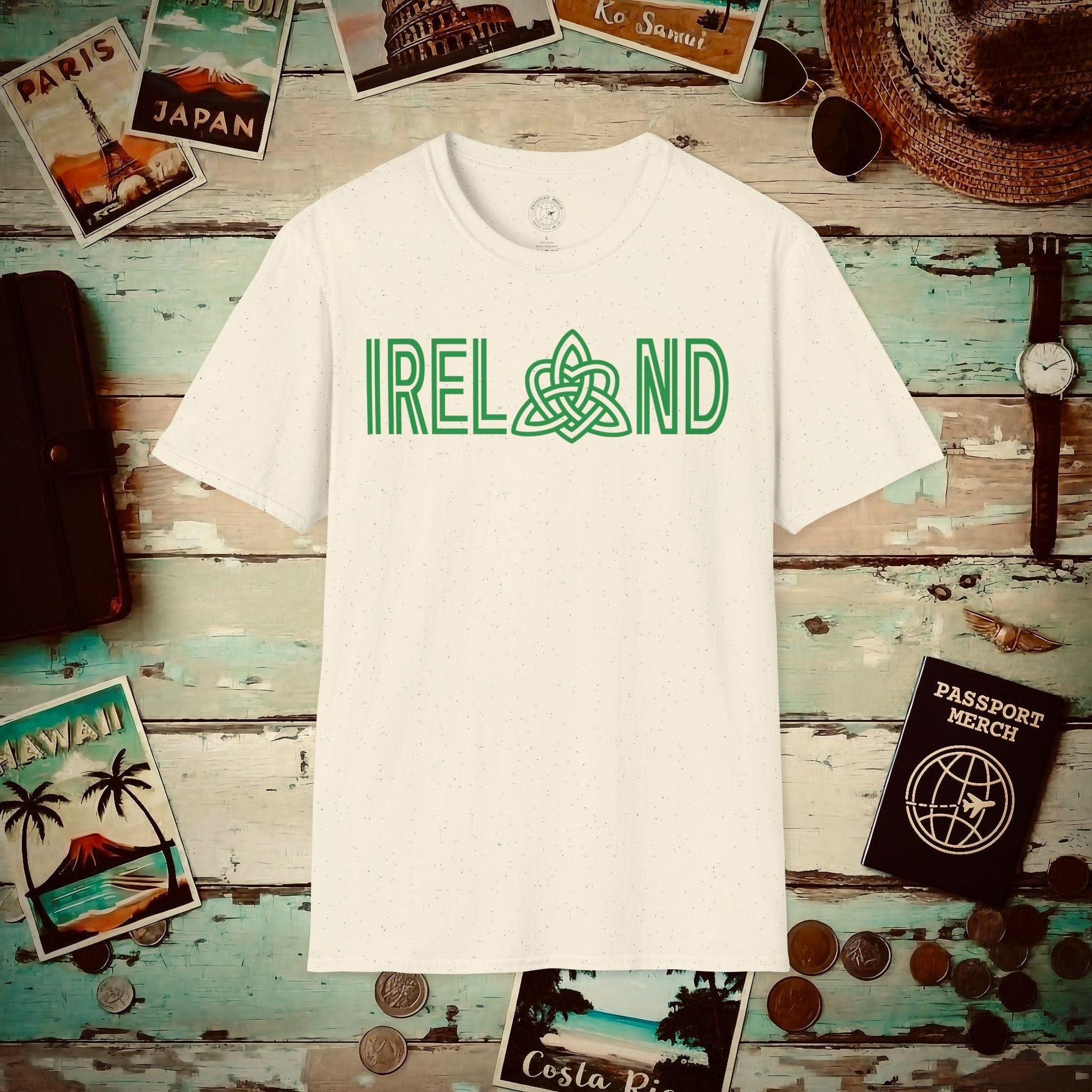 Ireland Celtic Trinity Love Knot T-Shirt Natural / S