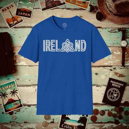 Ireland Celtic Trinity Love Knot T-Shirt Royal / S