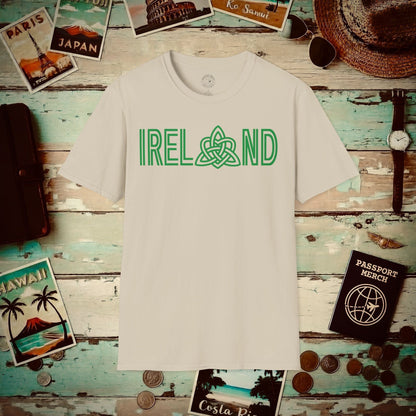 Ireland Celtic Trinity Love Knot T-Shirt Sand / S