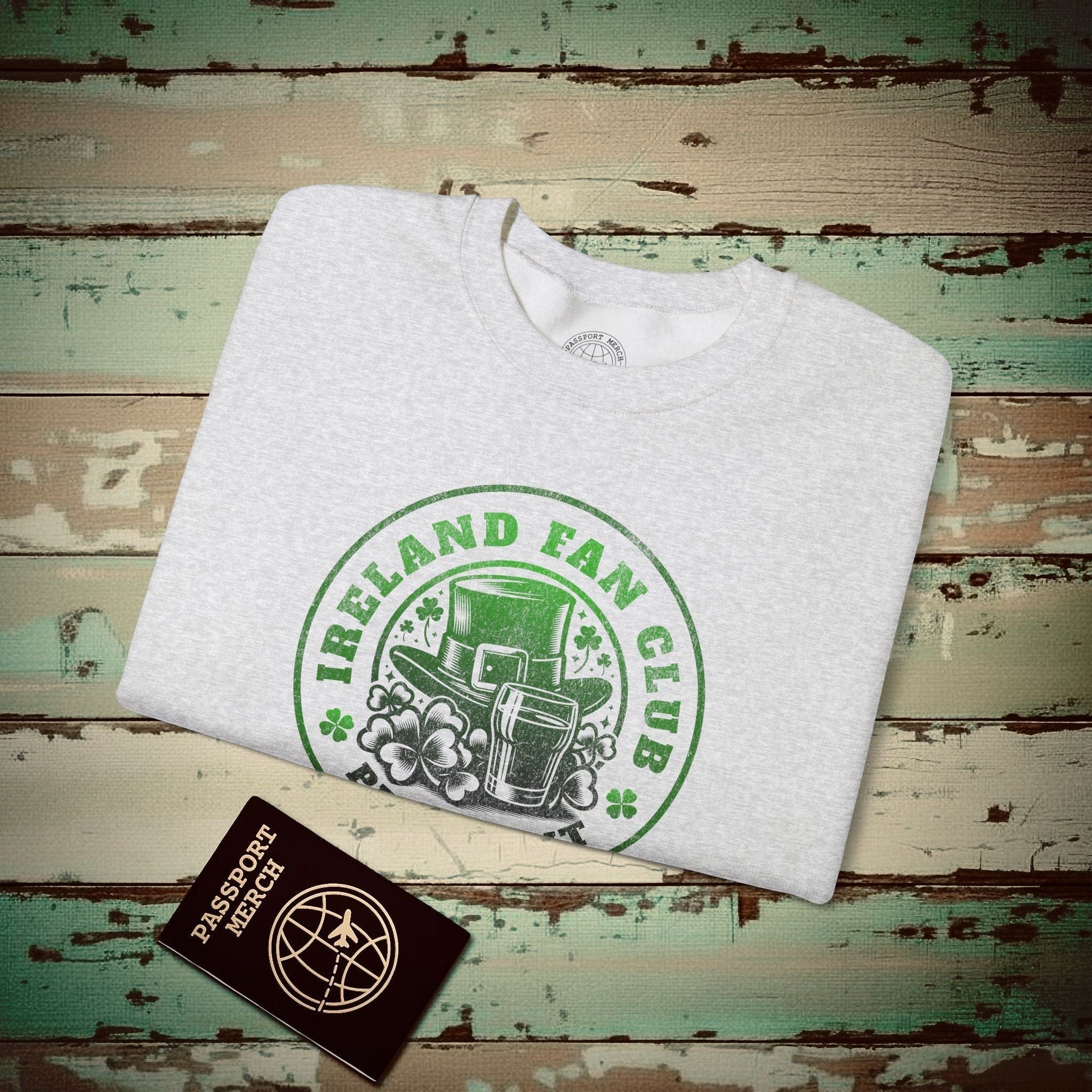 Ireland Fan Club President Crewneck Ash / S