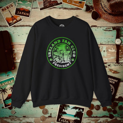 Ireland Fan Club President Crewneck Black / S
