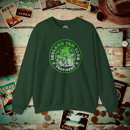 Ireland Fan Club President Crewneck Forest Green / S