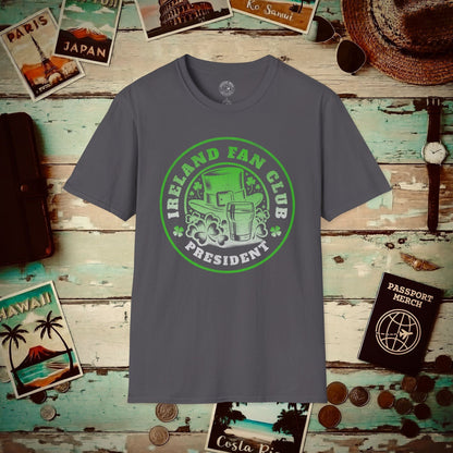Ireland Fan Club President T-Shirt Charcoal / S