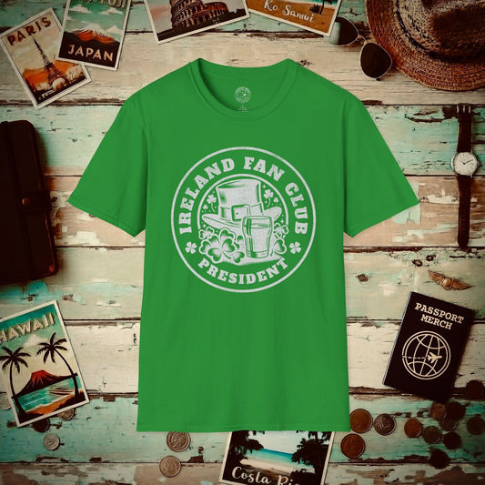 Ireland Fan Club President T-Shirt Irish Green / S