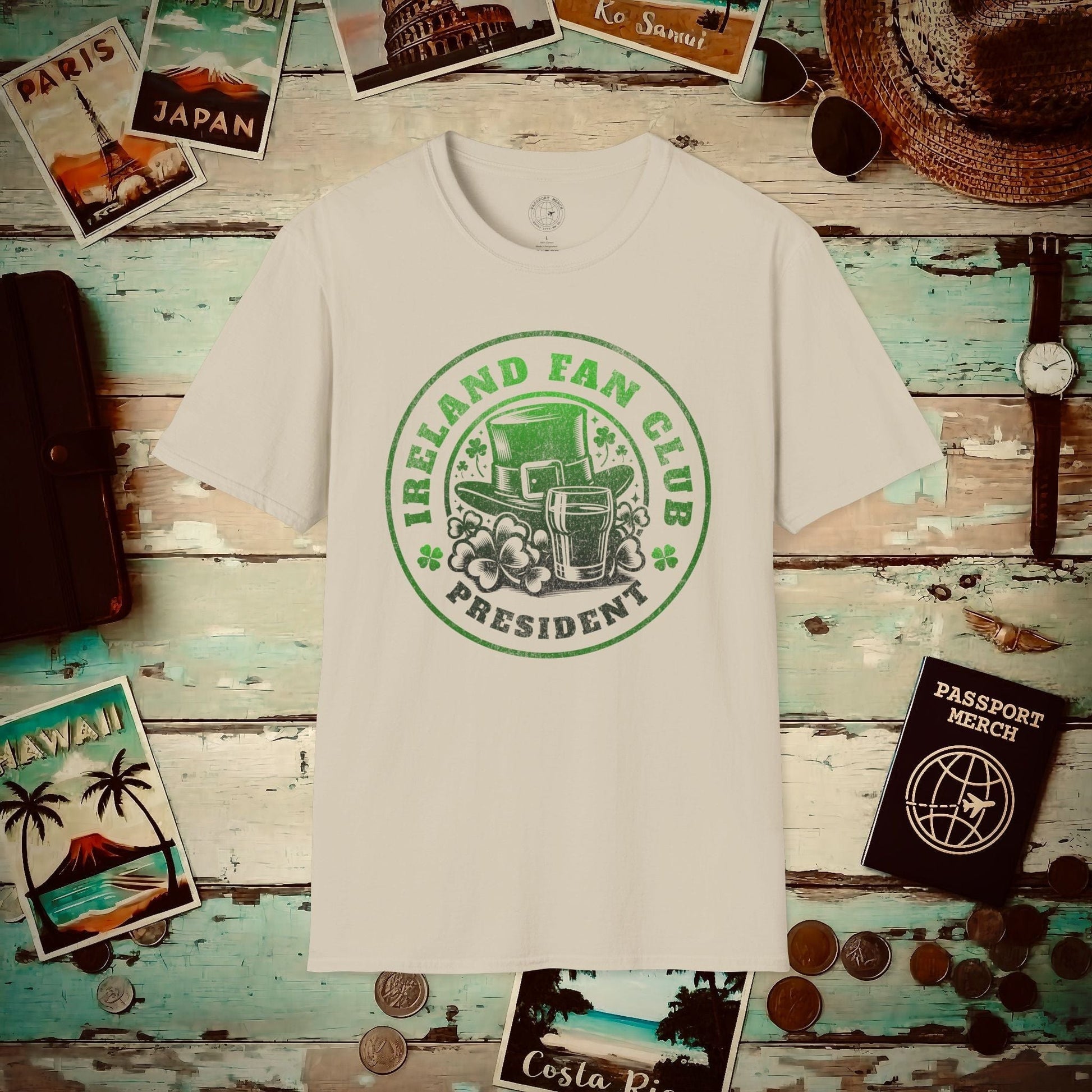 Ireland Fan Club President T-Shirt Sand / S