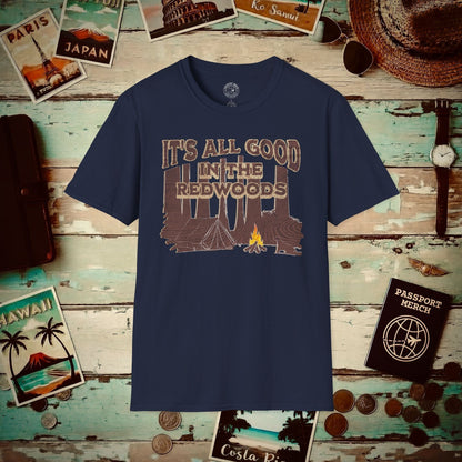 It's All Good in the Redwoods, California T-Shirt Navy / S