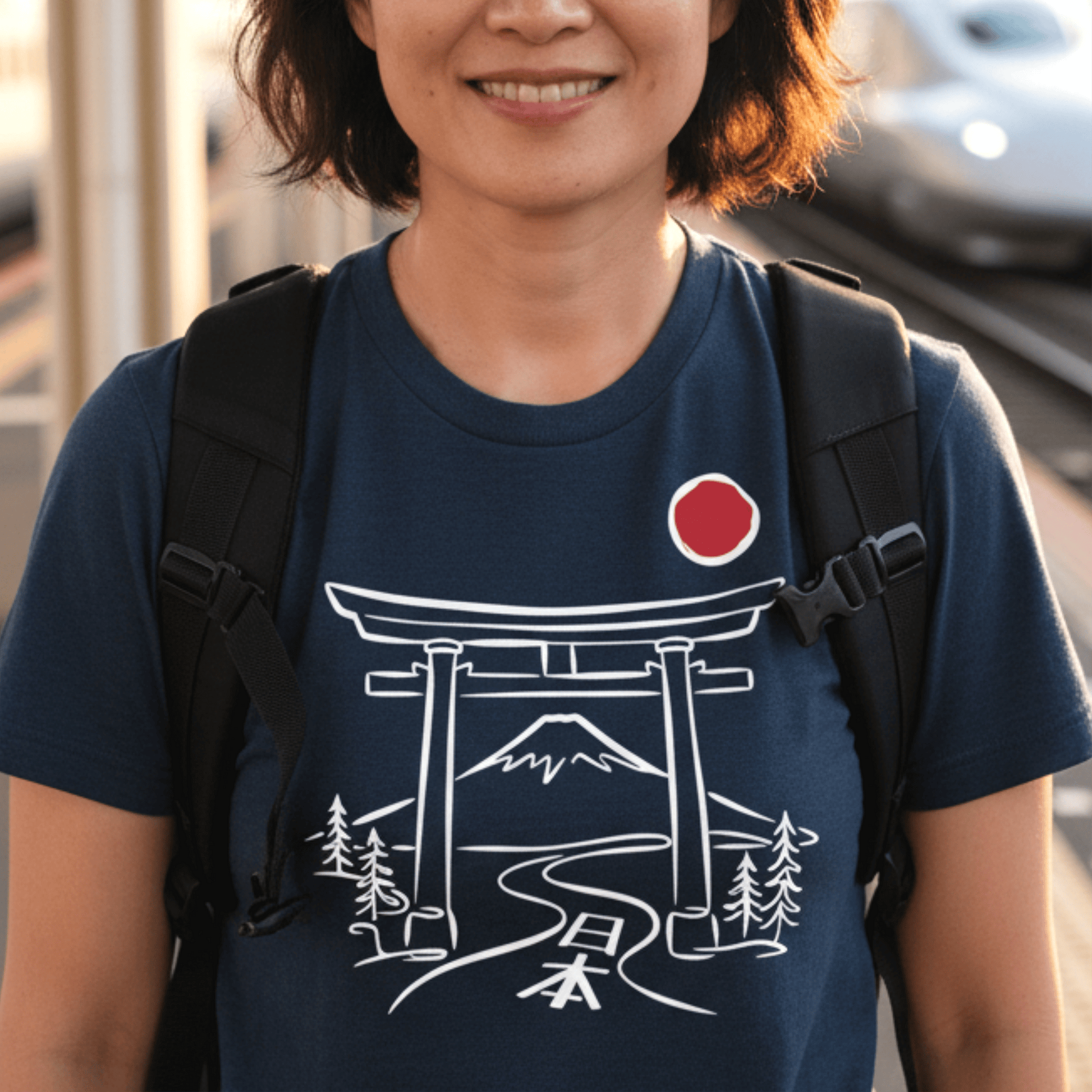 Japan Flow T-Shirt Navy / S