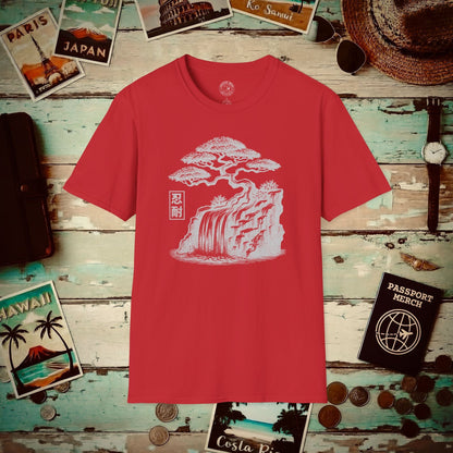 Japanese Nintai (Patience) Bonsai T-Shirt Red / S
