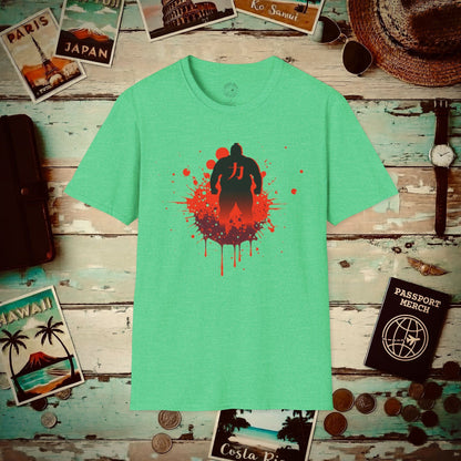 Japanese Sumo Chikara (Power) T-Shirt Heather Irish Green / S