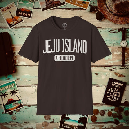 Jeju Island Athletic Dept. Korea T-Shirt Dark Chocolate / S