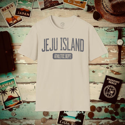 Jeju Island Athletic Dept. Korea T-Shirt Sand / S