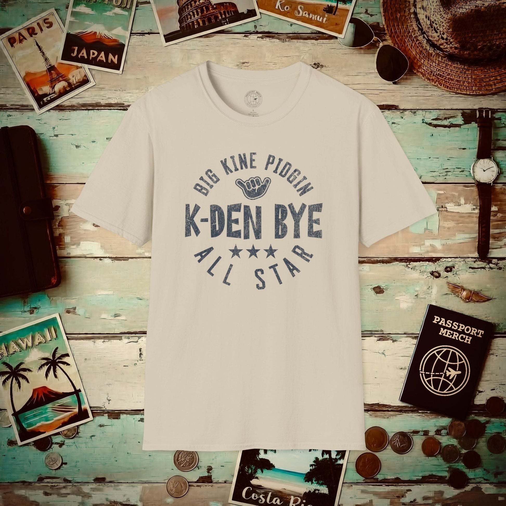 K-Den Bye (Pidgin All Star), Hawaii T-Shirt Sand / S