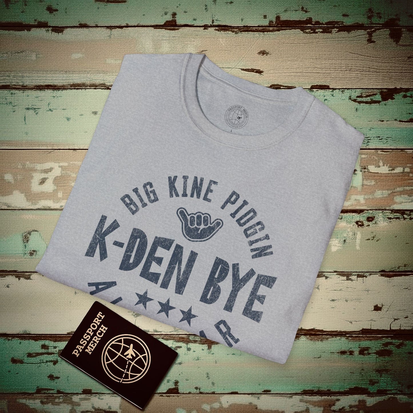 K-Den Bye (Pidgin All Star), Hawaii T-Shirt Sport Grey / S
