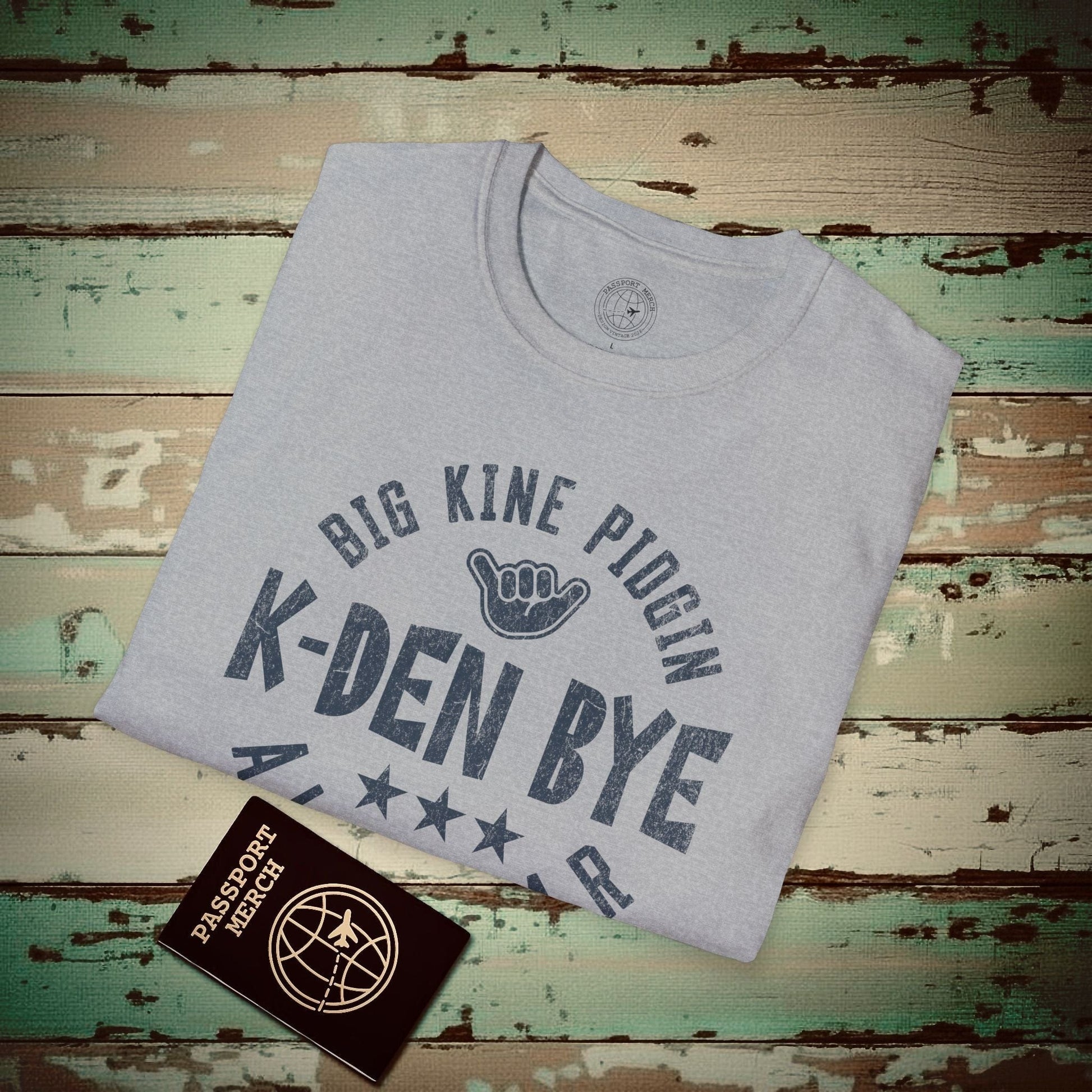 K-Den Bye (Pidgin All Star), Hawaii T-Shirt Sport Grey / S