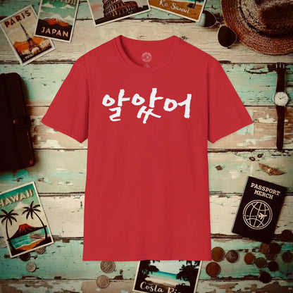 K-Drama 101 - Arasoo - Korea T-Shirt Red / S