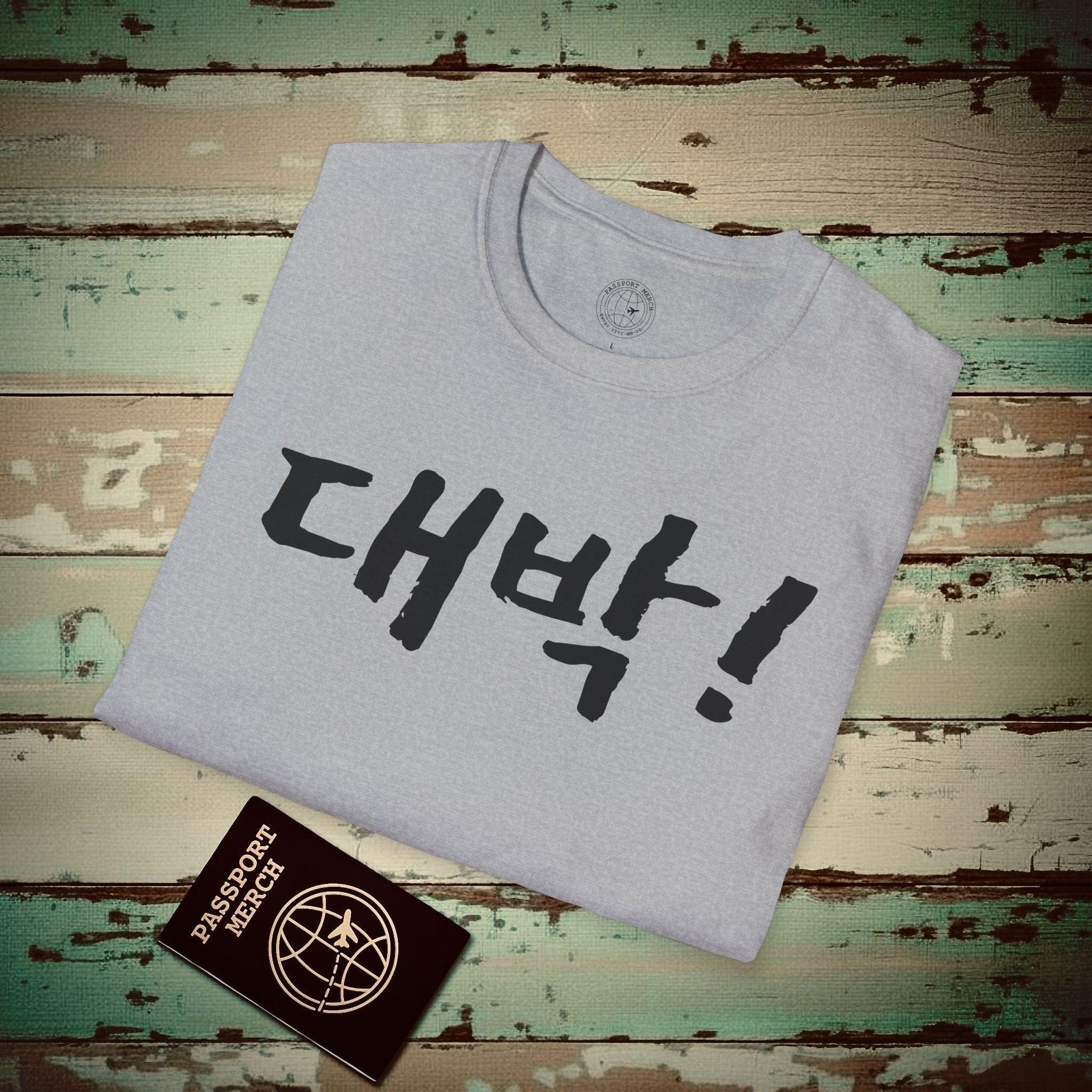 K-Drama 101 - Daebak! - Korea T-Shirt Sport Grey / S