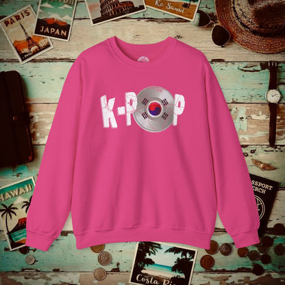 K-POP Vinyl, Korea Crewneck Heliconia / S
