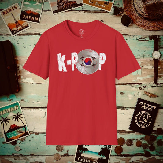 K-POP Vinyl, Korea T-Shirt Red / S