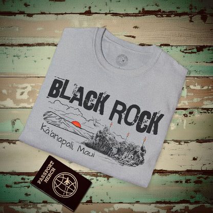 Kaanapali Maui Black Rock Jump, Hawaii T-Shirt Sport Grey / S
