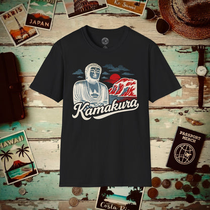 Kamakura, Japan - 80's Vintage T-Shirt Black / S