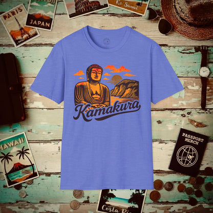 Kamakura, Japan - 80's Vintage T-Shirt Heather Royal / S