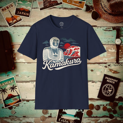 Kamakura, Japan - 80's Vintage T-Shirt Navy / S