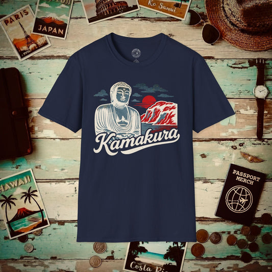 Kamakura, Japan - 80's Vintage T-Shirt Navy / S