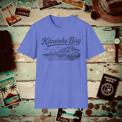 Kaneohe Bay Vintage Monochrome, Hawaii T-Shirt Heather Royal / S