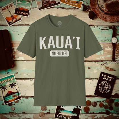 Kauai Athletic Dept. Hawaii T-Shirt Military Green / S