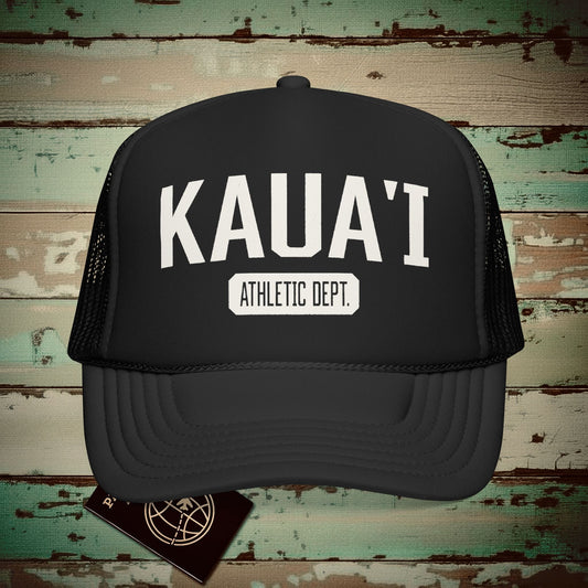 Kauai Athletic Dept. Hawaii Trucker Hat Black / One size
