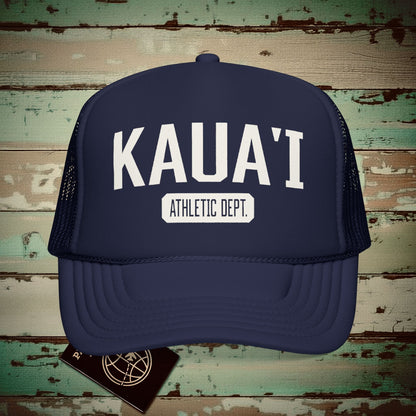 Kauai Athletic Dept. Hawaii Trucker Hat Dark Navy / One size