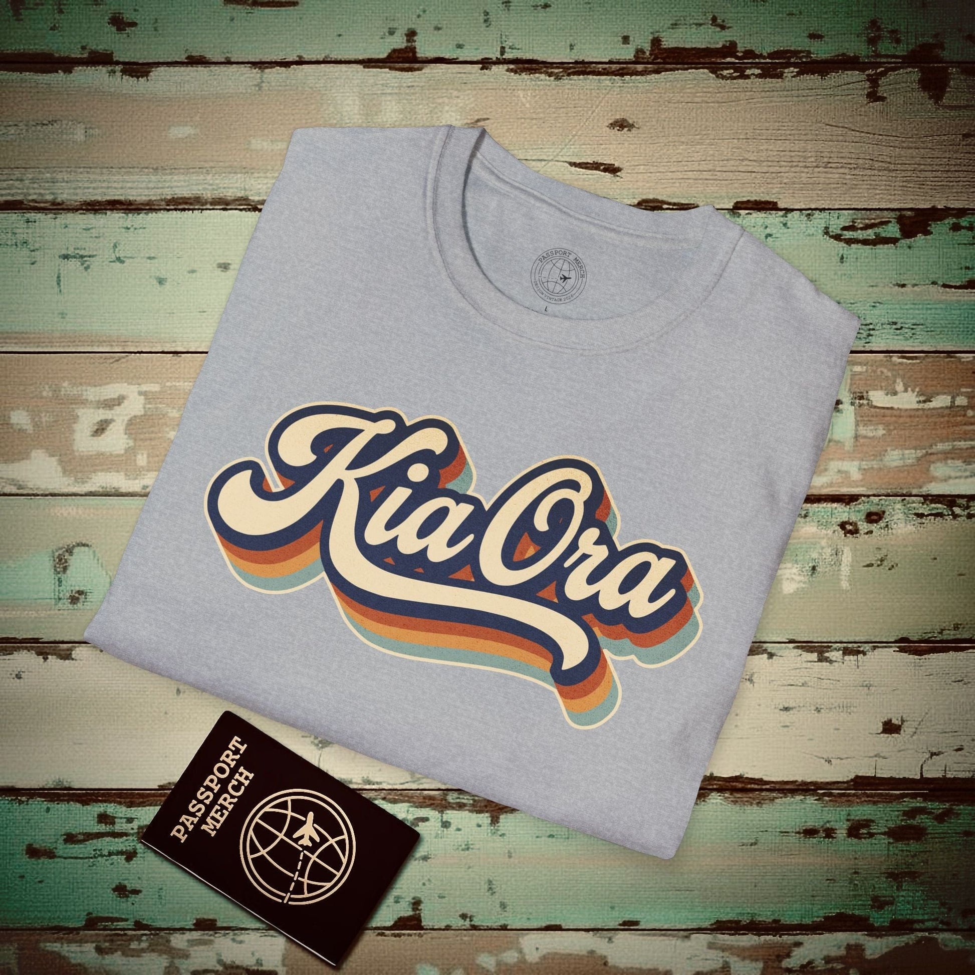 Kia Ora (Classic 70s), New Zealand T-Shirt Sport Grey / S