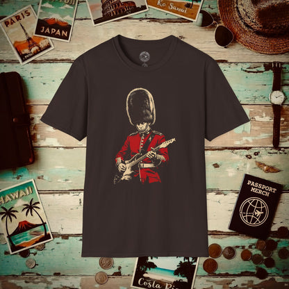 King's Guard Guitar Solo, England T-Shirt Dark Chocolate / S