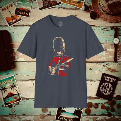 King's Guard Guitar Solo, England T-Shirt Heather Navy / S