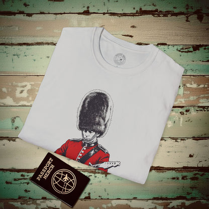 King's Guard Guitar Solo, England T-Shirt Ice Grey / S