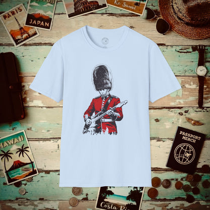 King's Guard Guitar Solo, England T-Shirt Light Blue / S