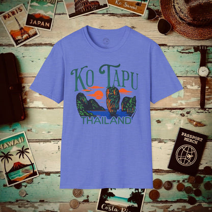 Ko Tapu, Thailand - 80's Vintage T-Shirt Heather Royal / S