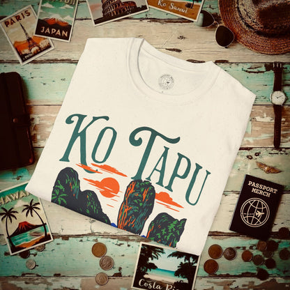 Ko Tapu, Thailand - 80's Vintage T-Shirt Natural / S