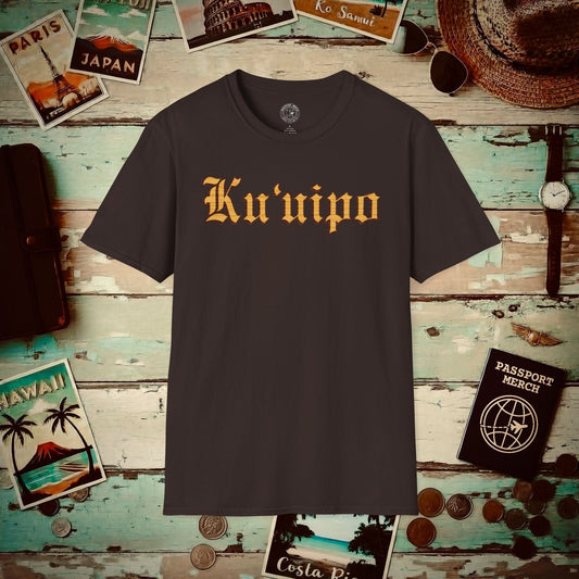 Koa Wood Ku'uipo (Hawaiian Jewelry Style) T-Shirt Dark Chocolate / S