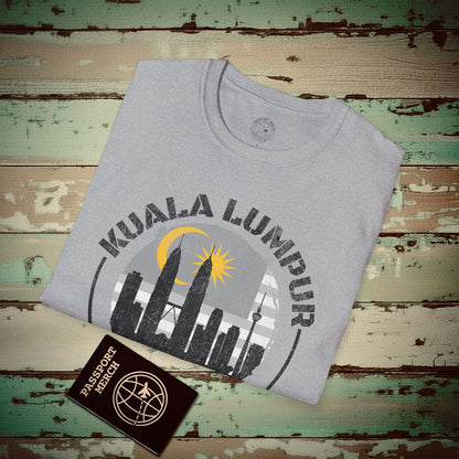 Kuala Lumpur Malaysia, Crescent and Star T-Shirt Sport Grey / S