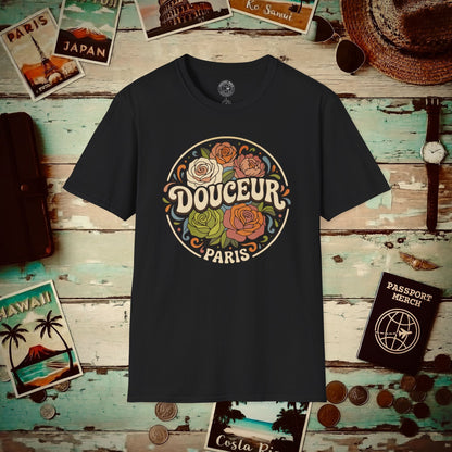 La Rose Douceur, France T-Shirt Black / S