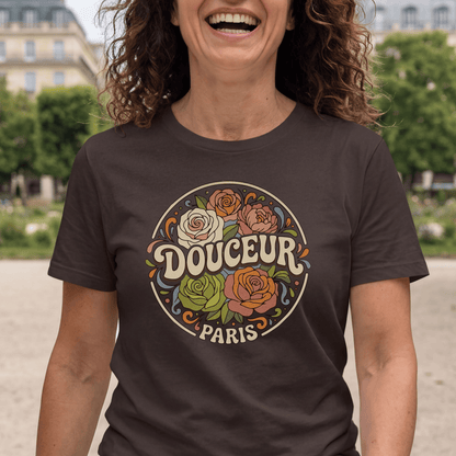 La Rose Douceur, France T-Shirt Dark Chocolate / S