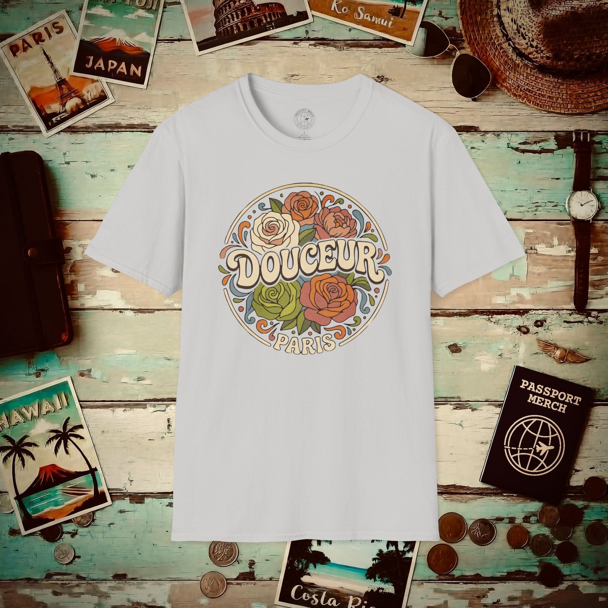 La Rose Douceur, France T-Shirt Ice Grey / S