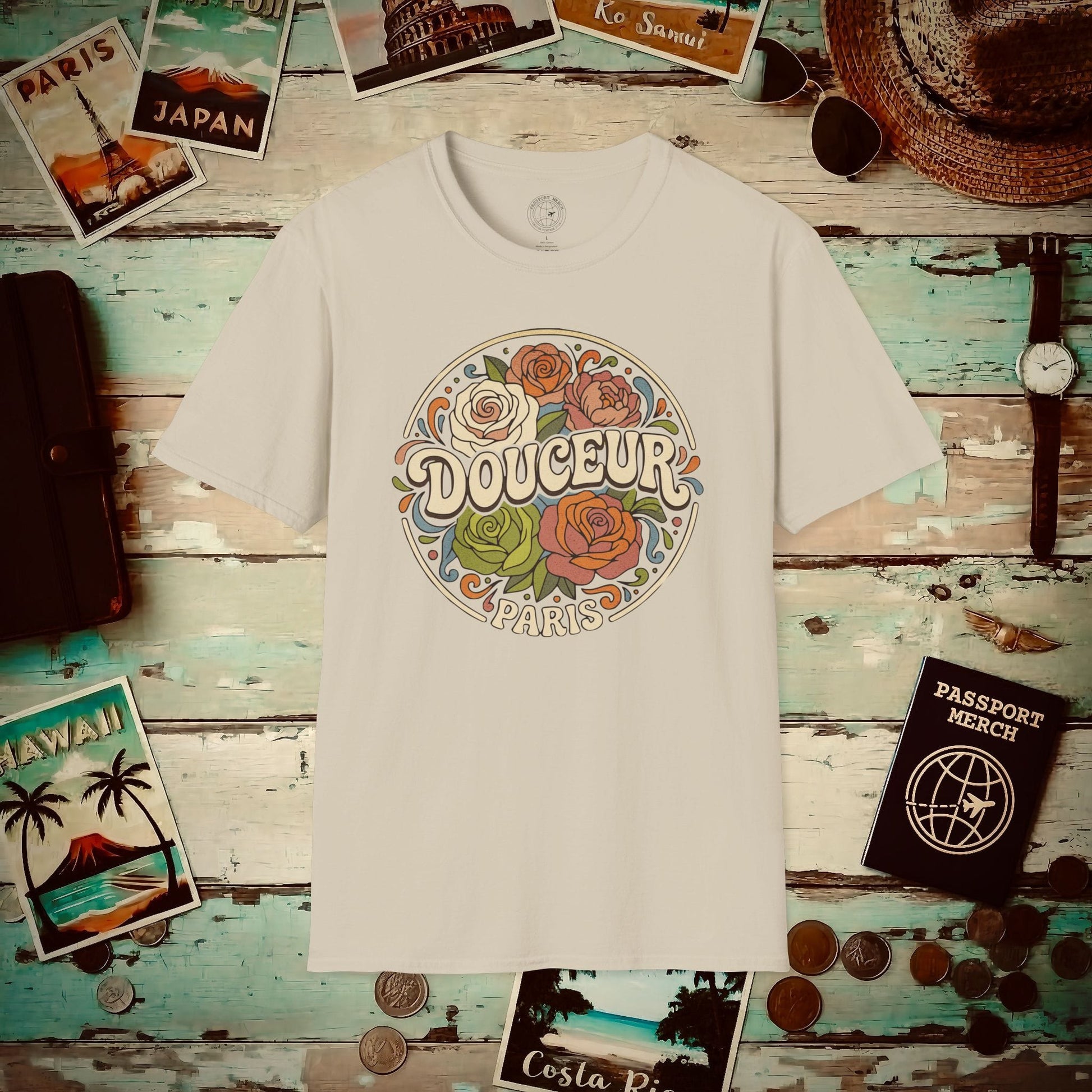 La Rose Douceur, France T-Shirt Sand / S