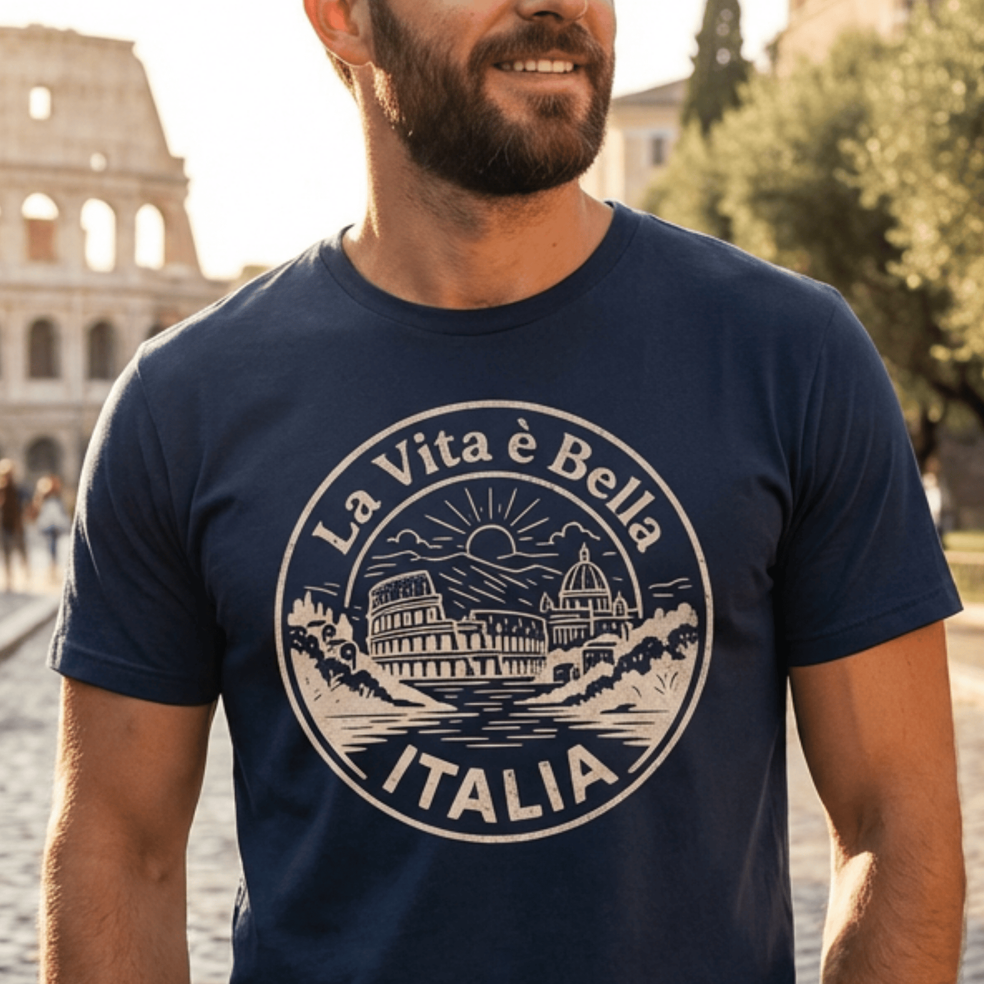 La Vita è Bella, Italy T-Shirt