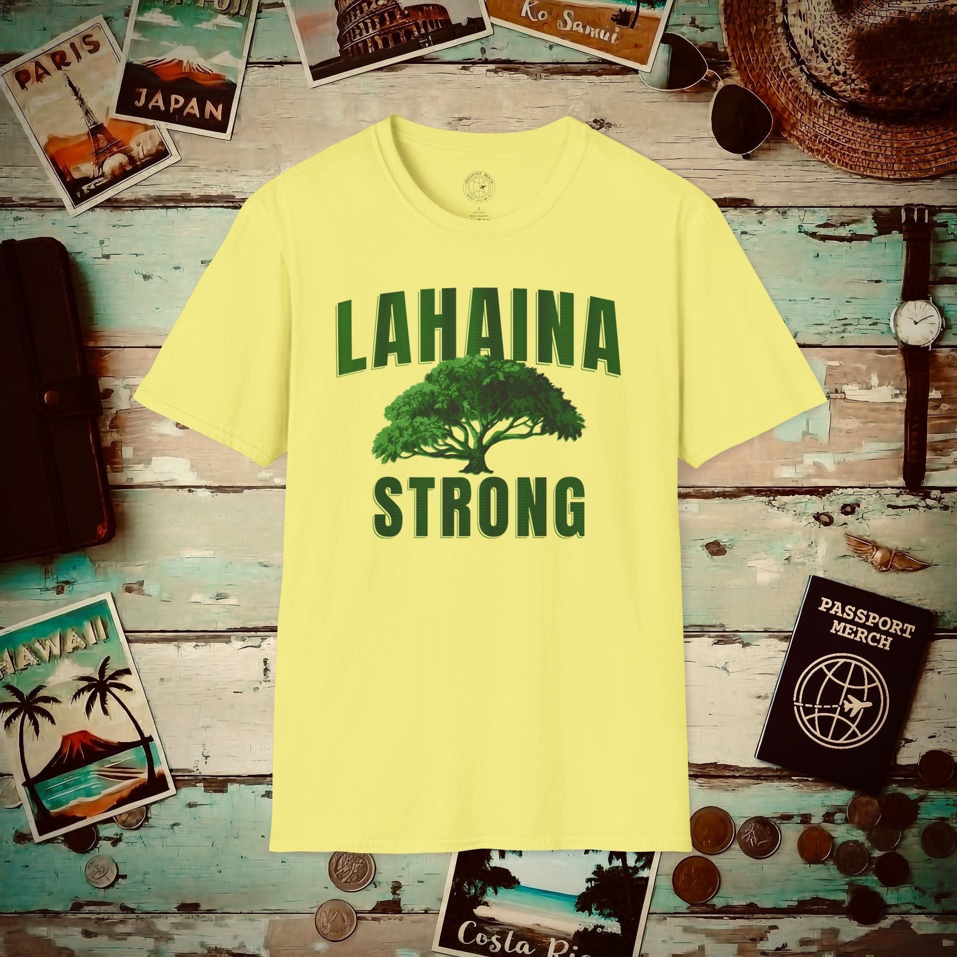 Lahaina Strong, Maui, Hawaii T-Shirt Cornsilk / S