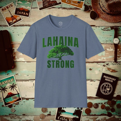 Lahaina Strong, Maui, Hawaii T-Shirt Heather Indigo / S