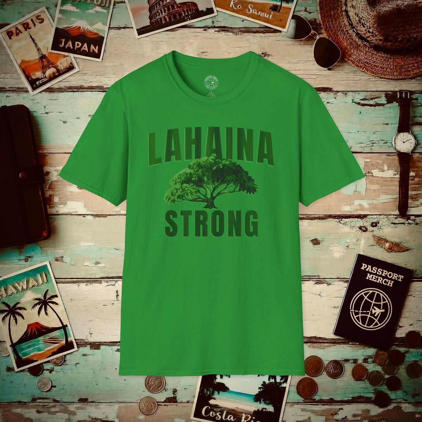 Lahaina Strong, Maui, Hawaii T-Shirt Irish Green / S