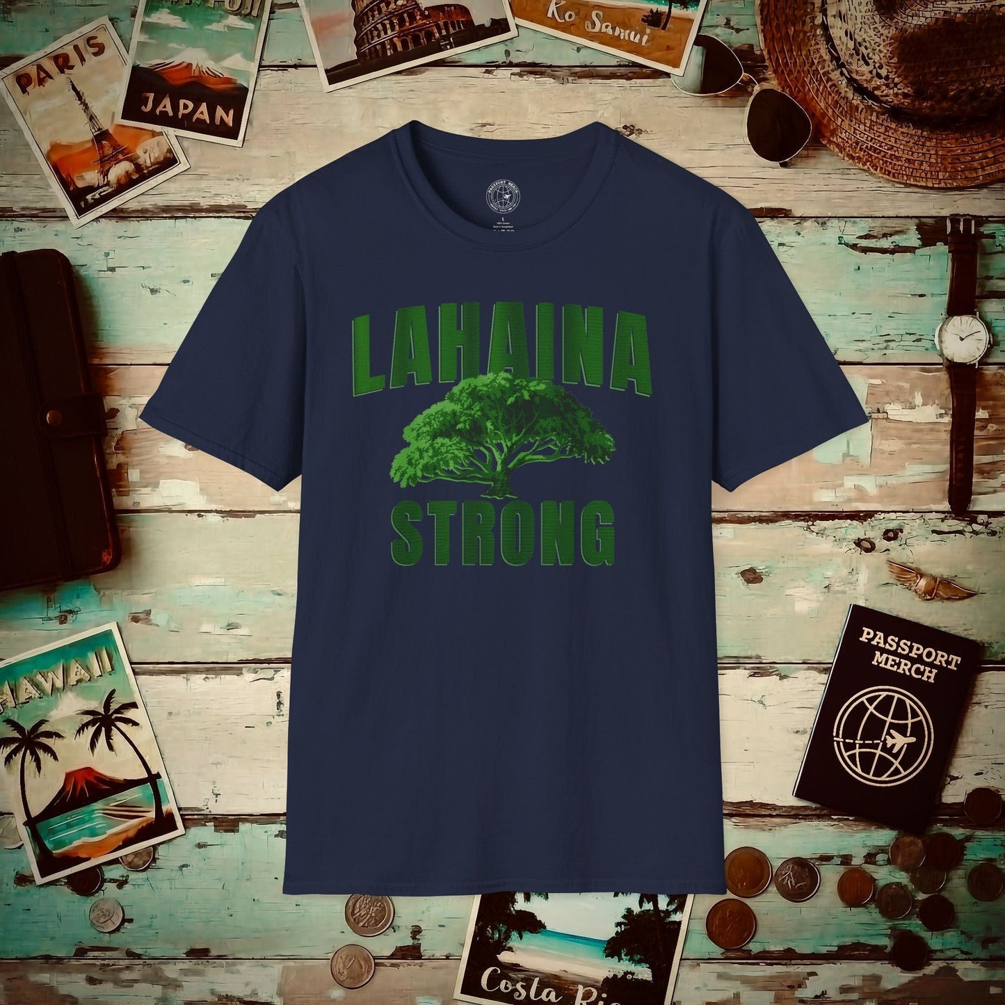 Lahaina Strong, Maui, Hawaii T-Shirt Navy / S