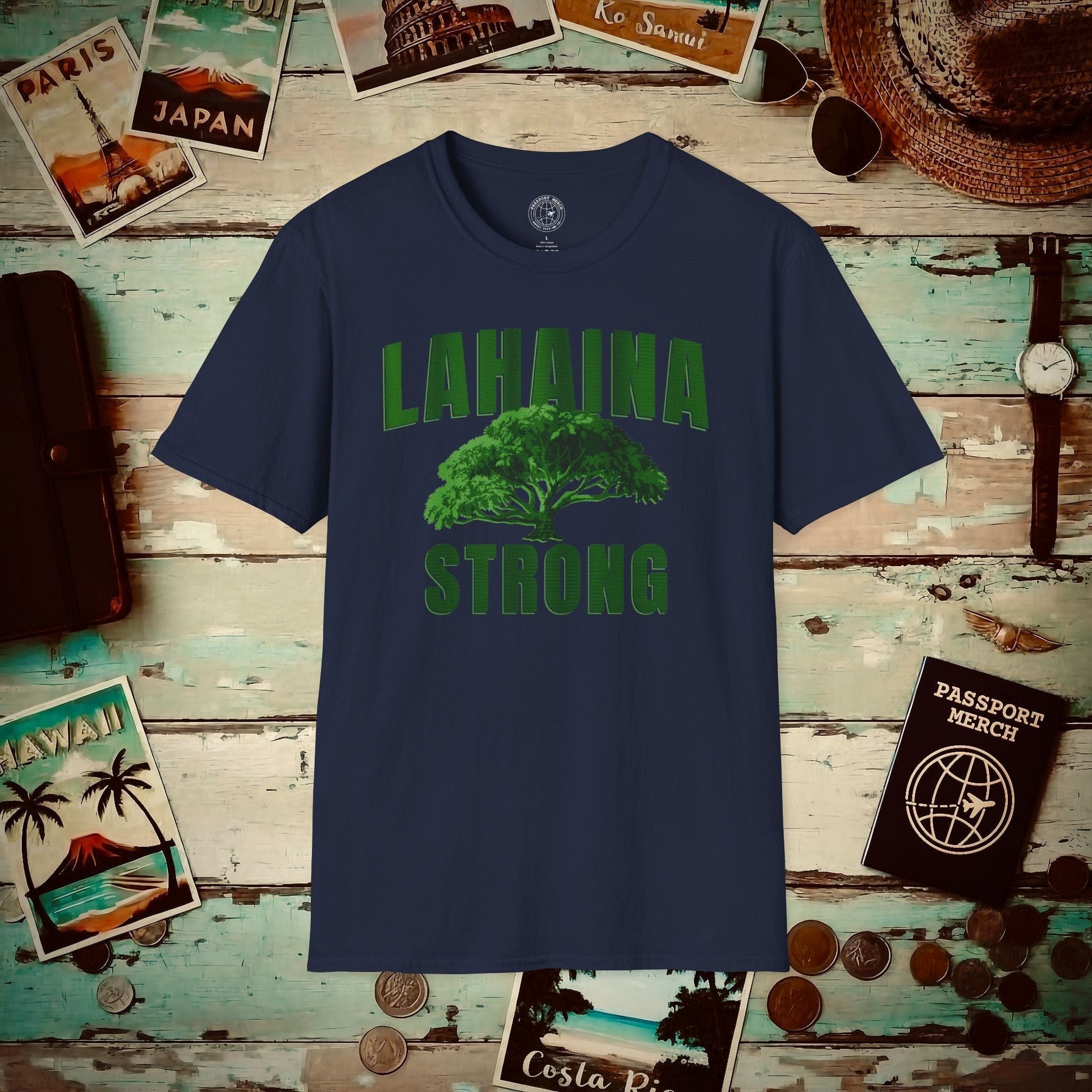 Lahaina Strong, Maui, Hawaii T-Shirt Navy / S
